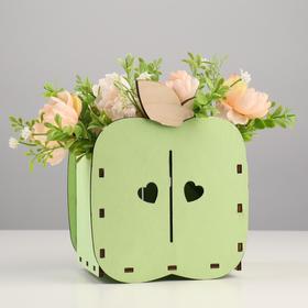 Кашпо деревянное для цветов 