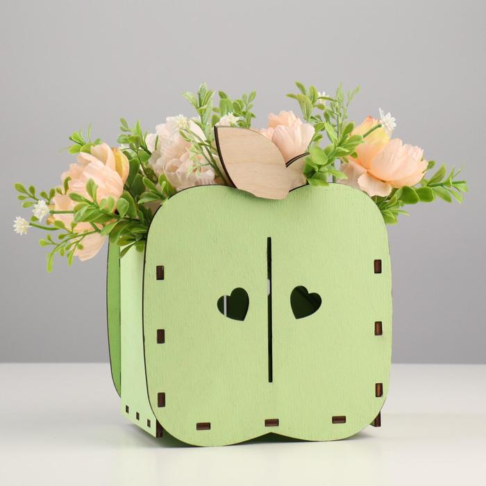 Кашпо деревянное для цветов 