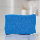 Губка для тела «Волна», 8×14×4 см, МИКС - Фото 3