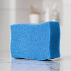 Губка для тела «Волна», 8×14×4 см, МИКС - Фото 1