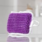 Губка для тела с эффектом пилинга, 10×12×4 см, МИКС - Фото 3