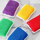 Губка для тела с эффектом пилинга, 10×12×4 см, МИКС - Фото 5