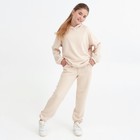 Костюм детский (худи, брюки) Casual Collection KIDS, бежевый, рост 146 см - Фото 5