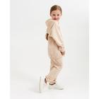 Костюм детский (худи, брюки) Casual Collection KIDS, бежевый, рост 158 см - Фото 3