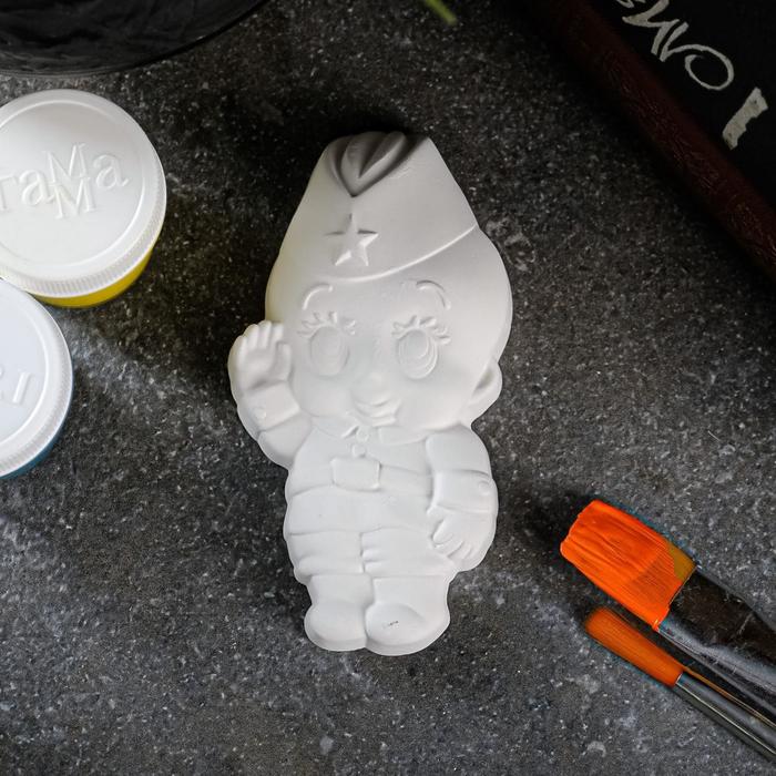 Фигура для раскраски «Солдат» 10×8 см - Фото 1