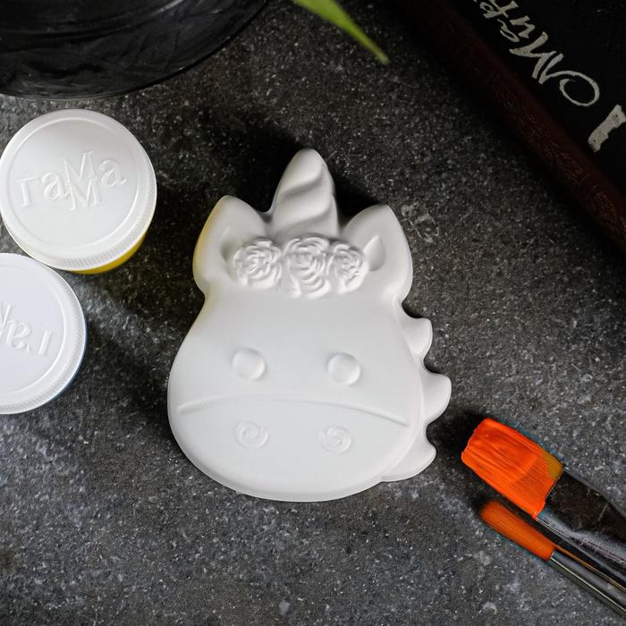 Фигура для раскраски «Единорожка» 8.5×7 см