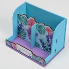 Органайзер с местом под телефон «Вдохновляй», цветы, 17,5 х 12,3 х 12 см  (артикул 7030451)  большой выбор товаров оптом и в розницу по низким ценам с доставкой