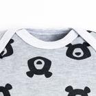 Боди с длинным рукавом Крошка Я «Мишки», рост 62-68 см - фото 39658643