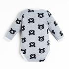 Боди с длинным рукавом Крошка Я «Мишки», рост 62-68 см - фото 39658647