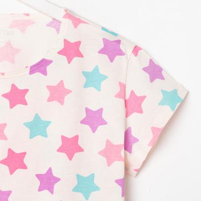 Пижама женская (футболка, шорты) KAFTAN Stars, размер 44-46