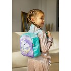 Рюкзак со светодиодом «Единорожка», 20×9×22, отд на молнии, сирень - Фото 9