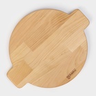 Подставка для сковороды деревянная Adelica, 30×24×1.8 см, внутренний диаметр 22 см, берёза - Фото 8