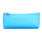 Пенал школьный, на молнии силиконовый «Фрукты», голубой - фото 119094807