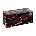 Фен-щетка KELLI KL-1126, 1400 Вт, 2 скорости, 2 температурных режима, чёрно-розовый - Фото 6