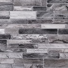 Стеновая панельПВХ «Плитка песчаник», 485×960 мм, цвет антрацит - Фото 4