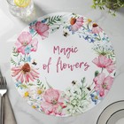 Салфетка сервировочная на стол «Лютик», d=36 см - Фото 1