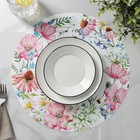 Салфетка сервировочная на стол «Лютик», d=36 см - Фото 2