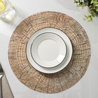 Салфетка сервировочная на стол «Палисандр», d=36 см - Фото 2