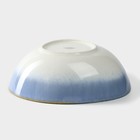 Салатник Magistro «Пэвэти», 400 мл, d=15.3 см, фарфор, белый, голубой - Фото 4