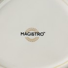Салатник Magistro «Пэвэти», 400 мл, d=15.3 см, фарфор, белый, голубой - Фото 5