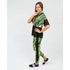 Костюм женский (свитшот, брюки), цвет салатовый, размер 42 - Фото 3