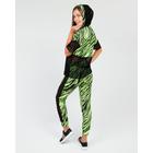 Костюм женский (свитшот, брюки), цвет салатовый, размер 44 - Фото 4