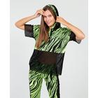 Костюм женский (свитшот, брюки), цвет салатовый, размер 44 - Фото 5