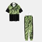 Костюм женский (свитшот, брюки), цвет салатовый, размер 44 - Фото 6