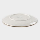 Блюдце фарфоровое Доляна «Космос», d=16 см, цвет красный - Фото 3