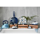 Чайник Доляна «Свиристель», 3 л, со свистком, нержавеющая сталь, голубой - Фото 8