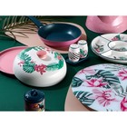 Чайник со свистком из нержавеющей стали Доляна «Тропики», 3 л, цвет розовый - Фото 11