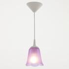 Светильник "Цветок" E27 15Вт фиолетовый 11х11х12-62 см - Фото 2