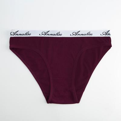 Трусы женские слипы, цвет бордовый, размер 42-44