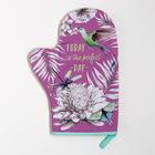 Кухонный набор Этель «Tropical»: варежка-прихватка 20×28 см, прихватка 19×19 см, 100% хлопок - Фото 2