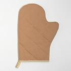 Набор кухонный «Красоты во всем» варежка-прихватка 20×28 см, прихватка 19×19 см,100% хлопок - Фото 3