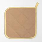 Набор кухонный «Красоты во всем» варежка-прихватка 20×28 см, прихватка 19×19 см,100% хлопок - Фото 5