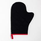 Набор кухонный «Flowers» варежка-прихватка 20×28 см, прихватка 19×19 см,100% хл - Фото 3