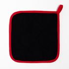 Набор кухонный «Flowers» варежка-прихватка 20×28 см, прихватка 19×19 см,100% хл - Фото 5