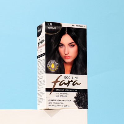 Краска для волос FARA Eco Line 1.0 чёрный, 125 г