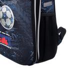 Рюкзак каркасный deVENTE Choice 38 х 28 х 16 см, Play Football, чёрный/синий - Фото 7