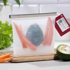 Силиконовый пакет-контейнер «Цветущего настроения», 500 мл - Фото 4