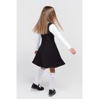Школьный сарафан для девочки, цвет чёрный, рост 134 см - Фото 6