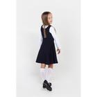Школьный сарафан для девочки, цвет тёмно-синий, рост 122 см - Фото 6