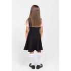 Школьный сарафан для девочки, цвет чёрный, рост 122 см - Фото 5