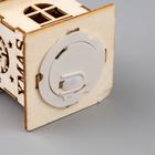 Ёлочная игрушка «Домик с колокольчиками», от батареек, свечение тёплое белое - Фото 3