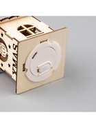 Ёлочная игрушка «Домик с Дедом Морозом», 6×4.5×4.5 см, от батареек, свечение тёплое белое - Фото 7