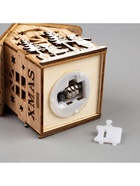 Ёлочная игрушка «Домик с детьми», 8×4×4 см, от батареек, свечение тёплое белое - Фото 7