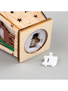 Ёлочная игрушка «Фонарь с оленем», 11×8×8 см, от батареек, свечение тёплое белое - Фото 7