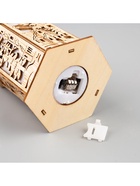 Ёлочная игрушка «Фонарь с домиком», 13×9×9 см, от батареек, свечение тёплое белое - Фото 7