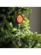 Ёлочная игрушка «Домик с Дедом Морозом», 9×8×4 см, от батареек, свечение тёплое белое - Фото 4